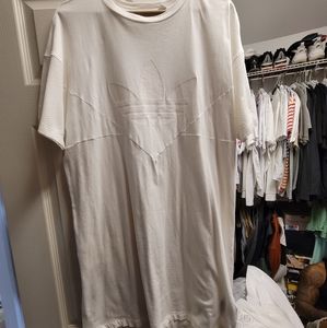 White Adidas dress. Size large